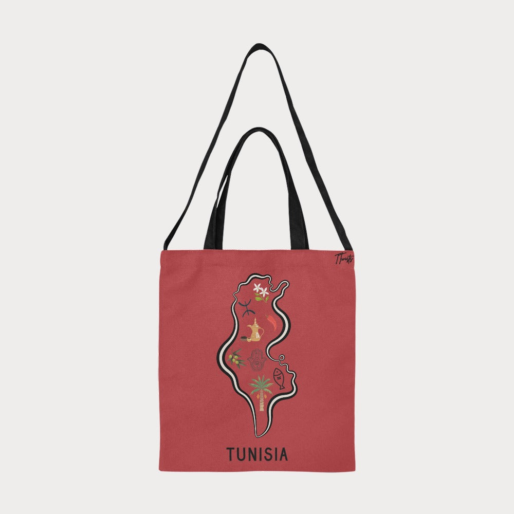 Tote Bag - Carte de la Tunisie