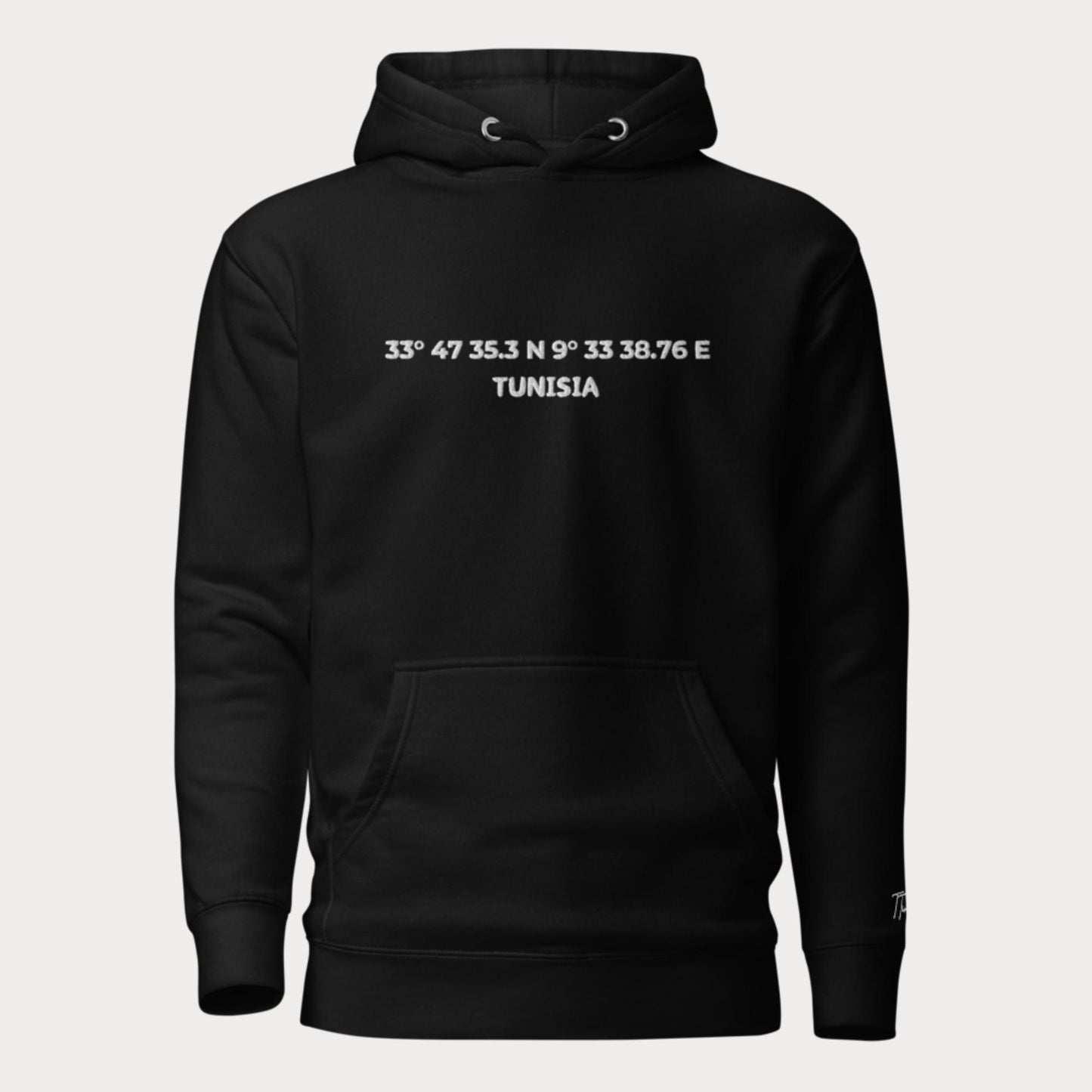 Embroidered Unisex Hoodie | Coordinates English