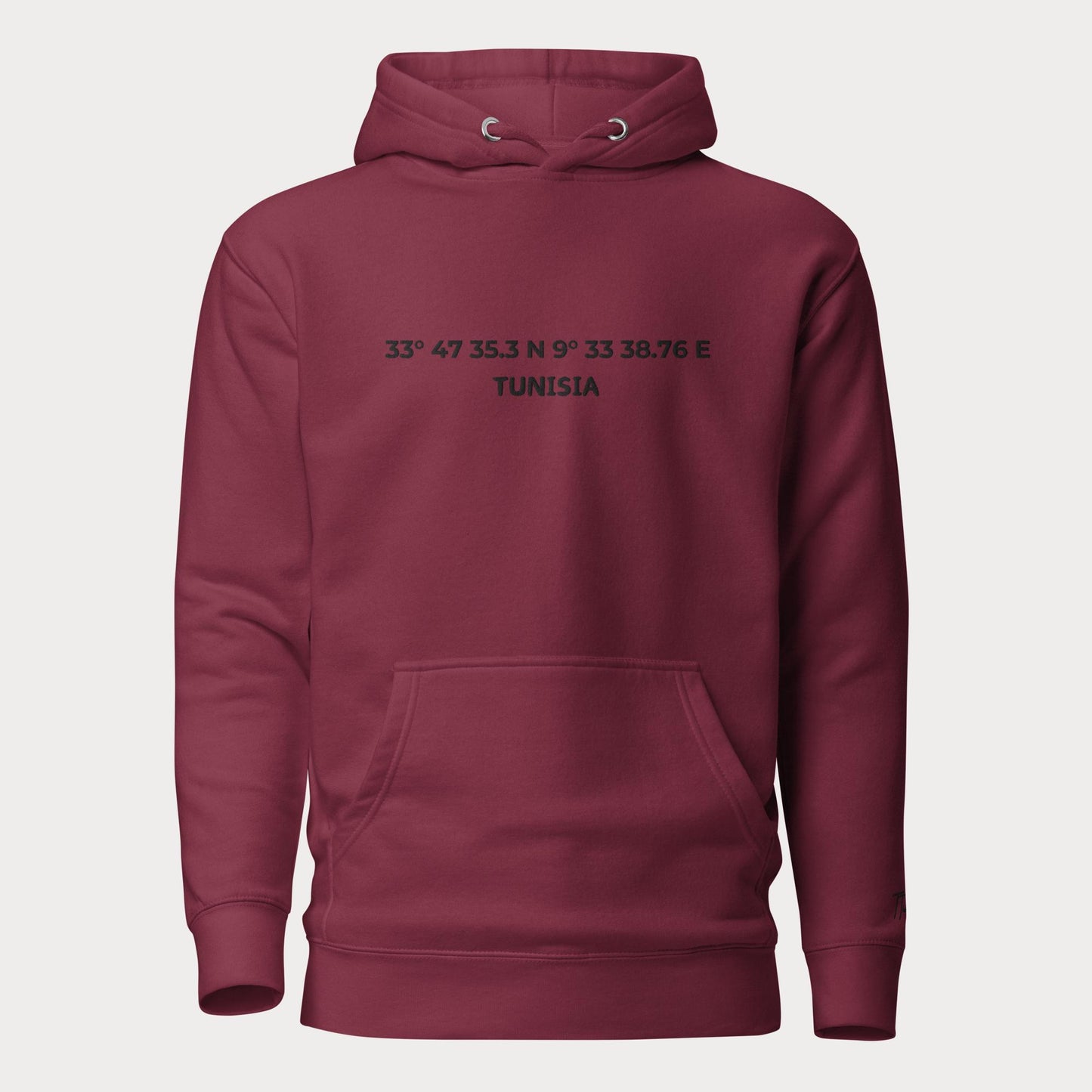 Embroidered Unisex Hoodie | Coordinates English
