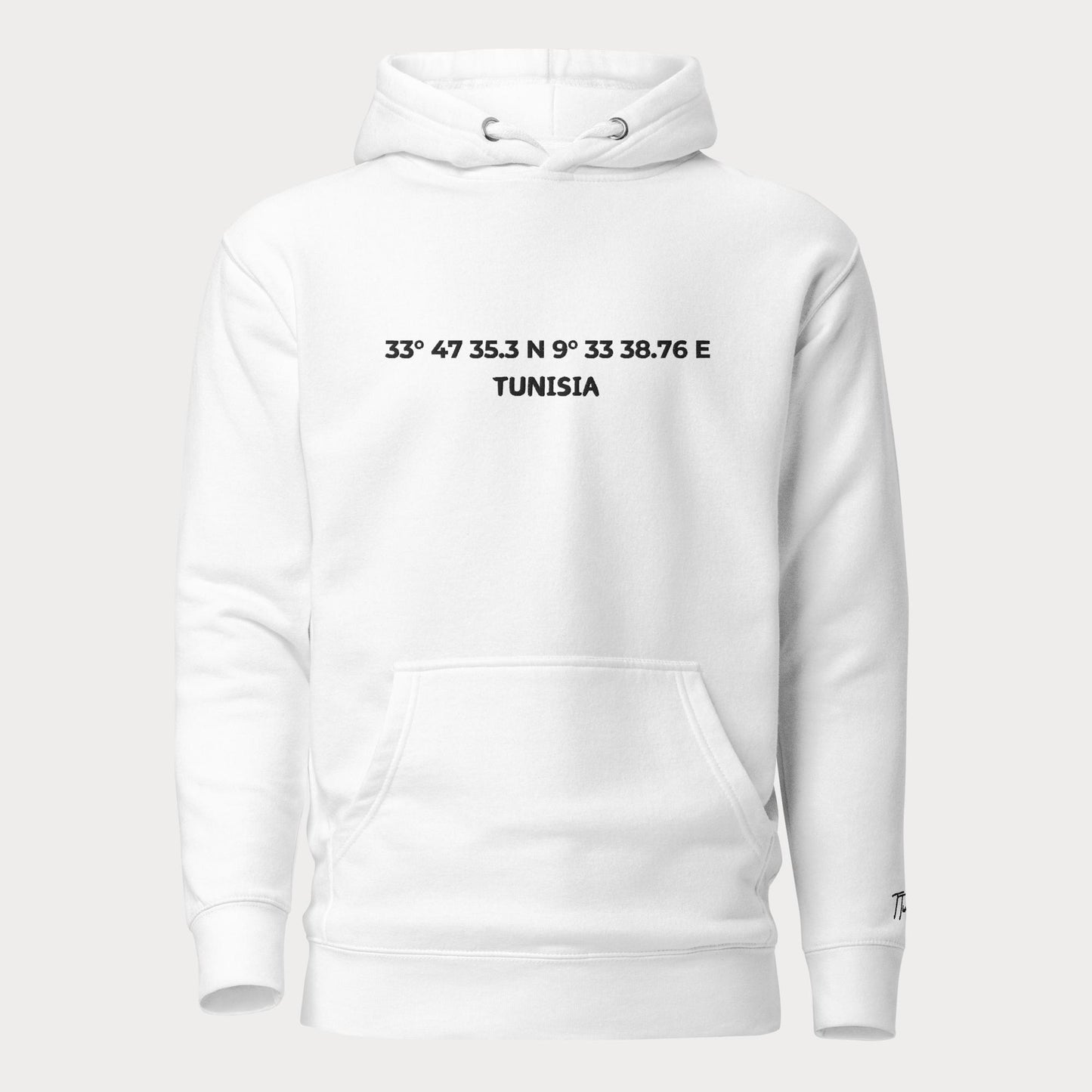 Embroidered Unisex Hoodie | Coordinates English