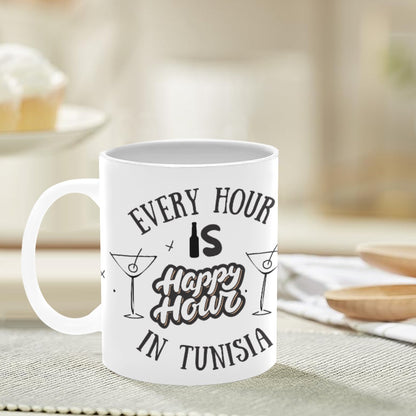 White Mug - Happy Hour