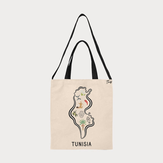 Tote Bag - Tunisian Map