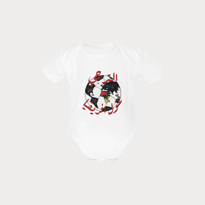 Organic Cotton Babysuit - Taraji Ghoul Ifrikia | Bold & Proud Tunisian Design