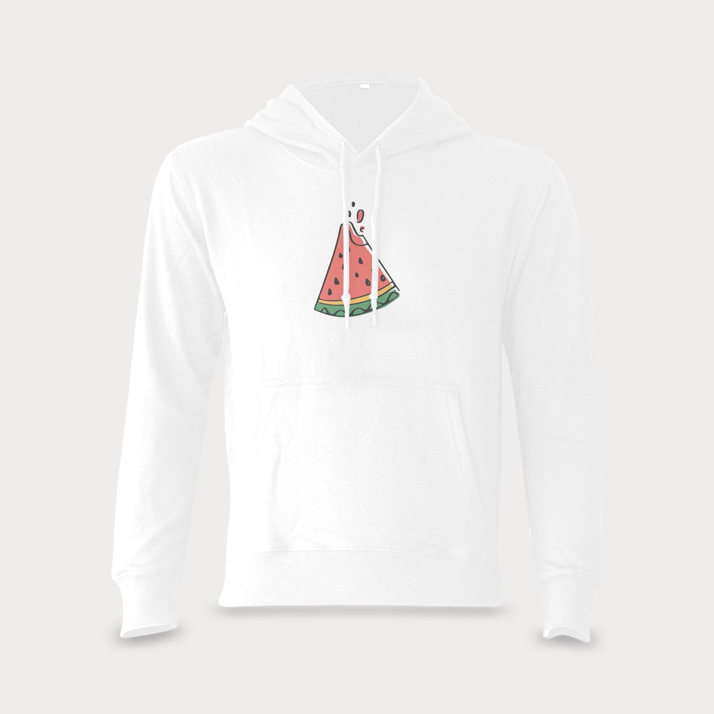 Unisex Hoodie Lightweight Printed - Watermelon Slice