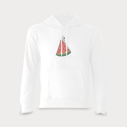 Unisex Hoodie Lightweight Printed - Watermelon Slice