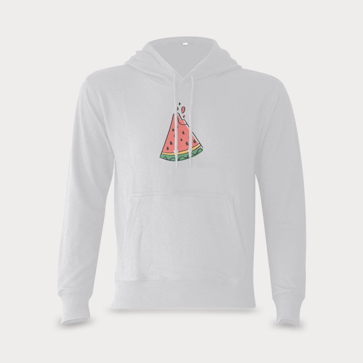 Unisex Hoodie Lightweight Printed - Watermelon Slice