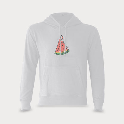 Unisex Hoodie Lightweight Printed - Watermelon Slice