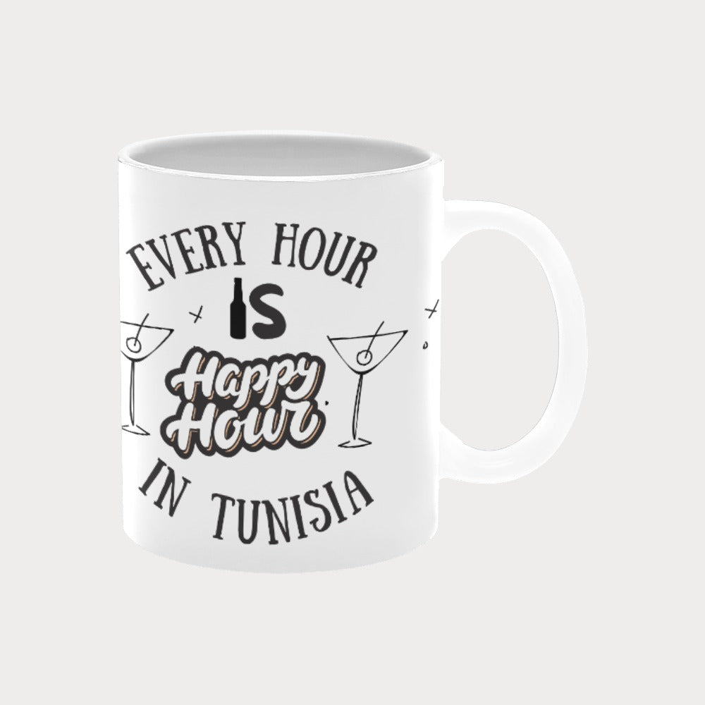 White Mug - Happy Hour