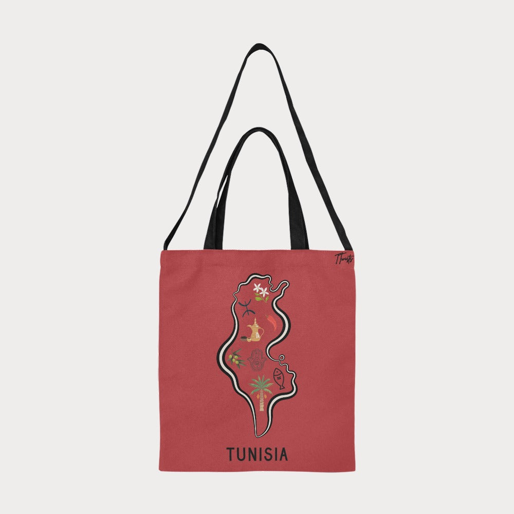 Tote Bag - Tunisian Map