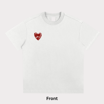 عزيز قلبك Cotton Tunisian Love Tee | Wear Your Heart Proudly