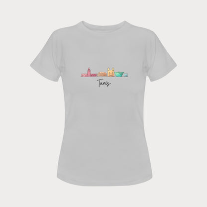 Women's T-shirt - Tunisia Skyline