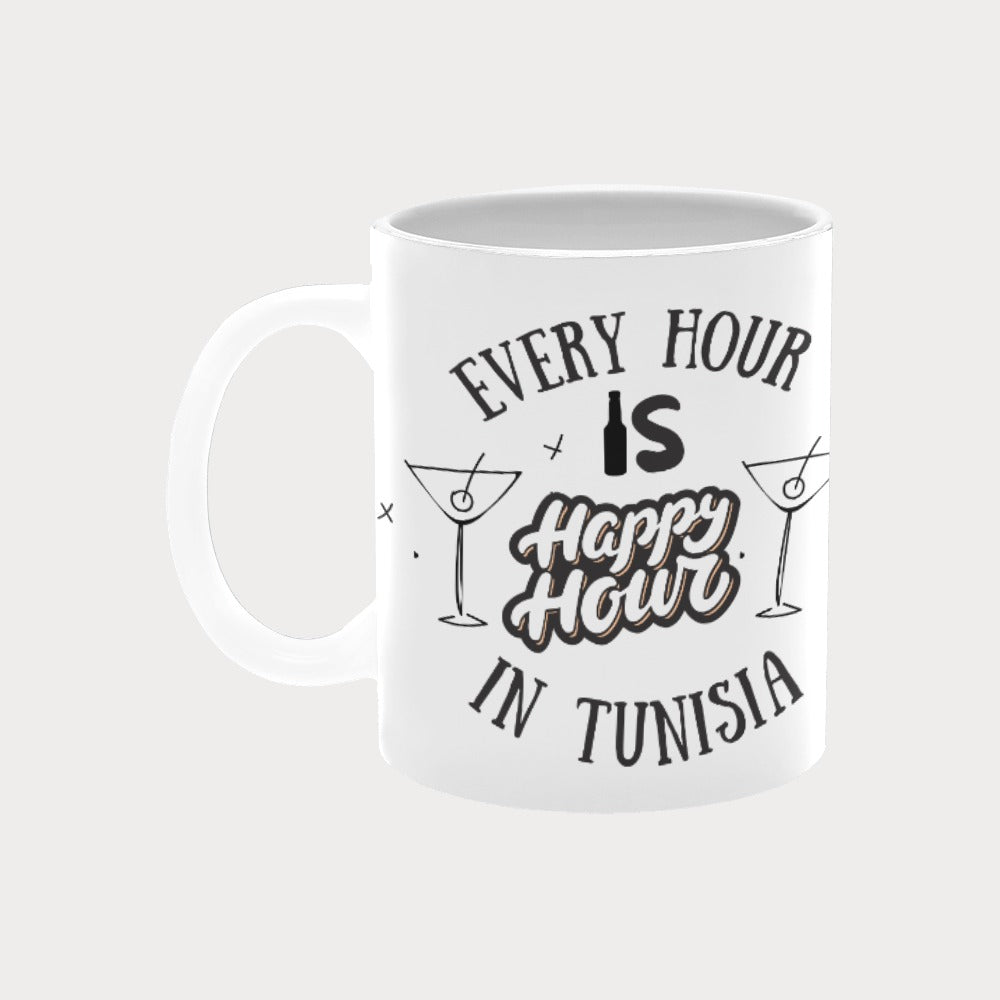 White Mug - Happy Hour