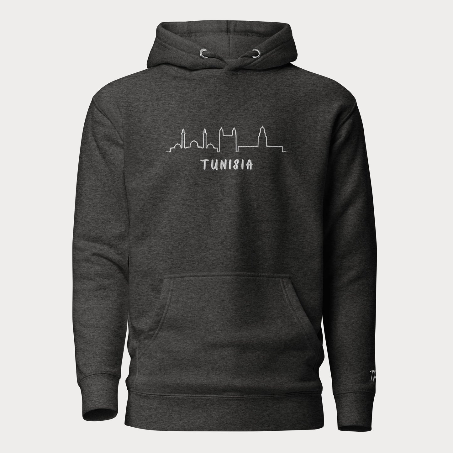 Embroidered Unisex Hoodie | Tunisia Skyline